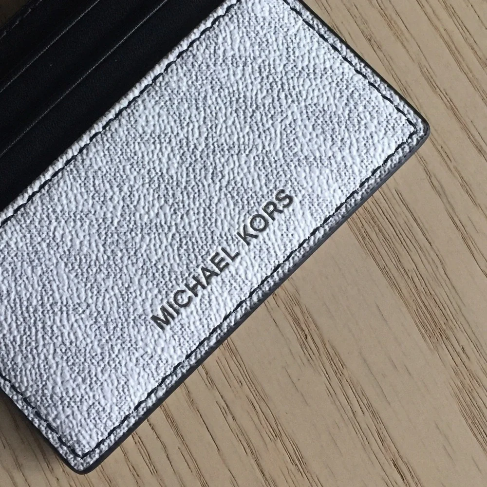 Michael Kors Cooper Bright White Card Holder Case